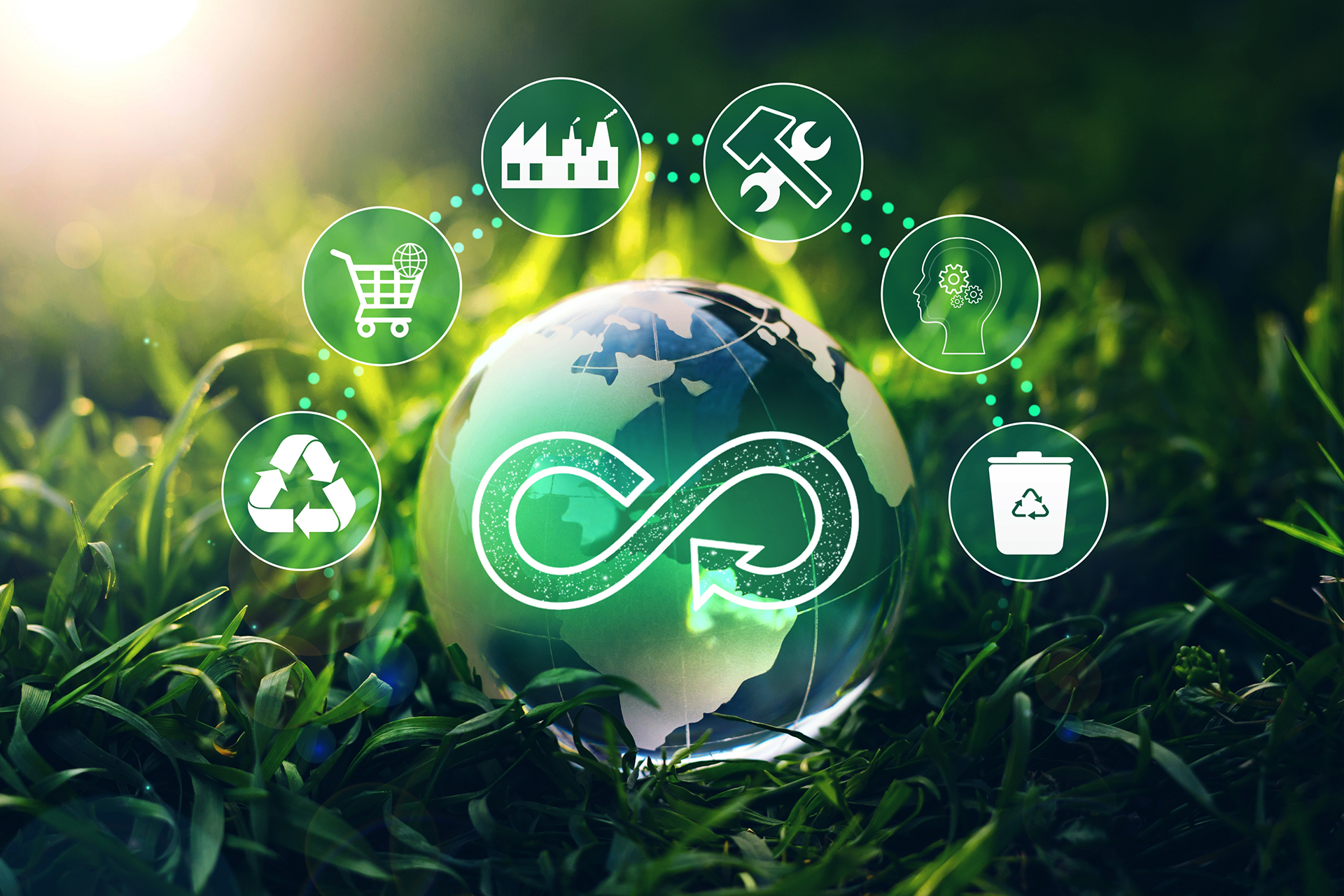 Circular material cycles: design, reuse, recovery