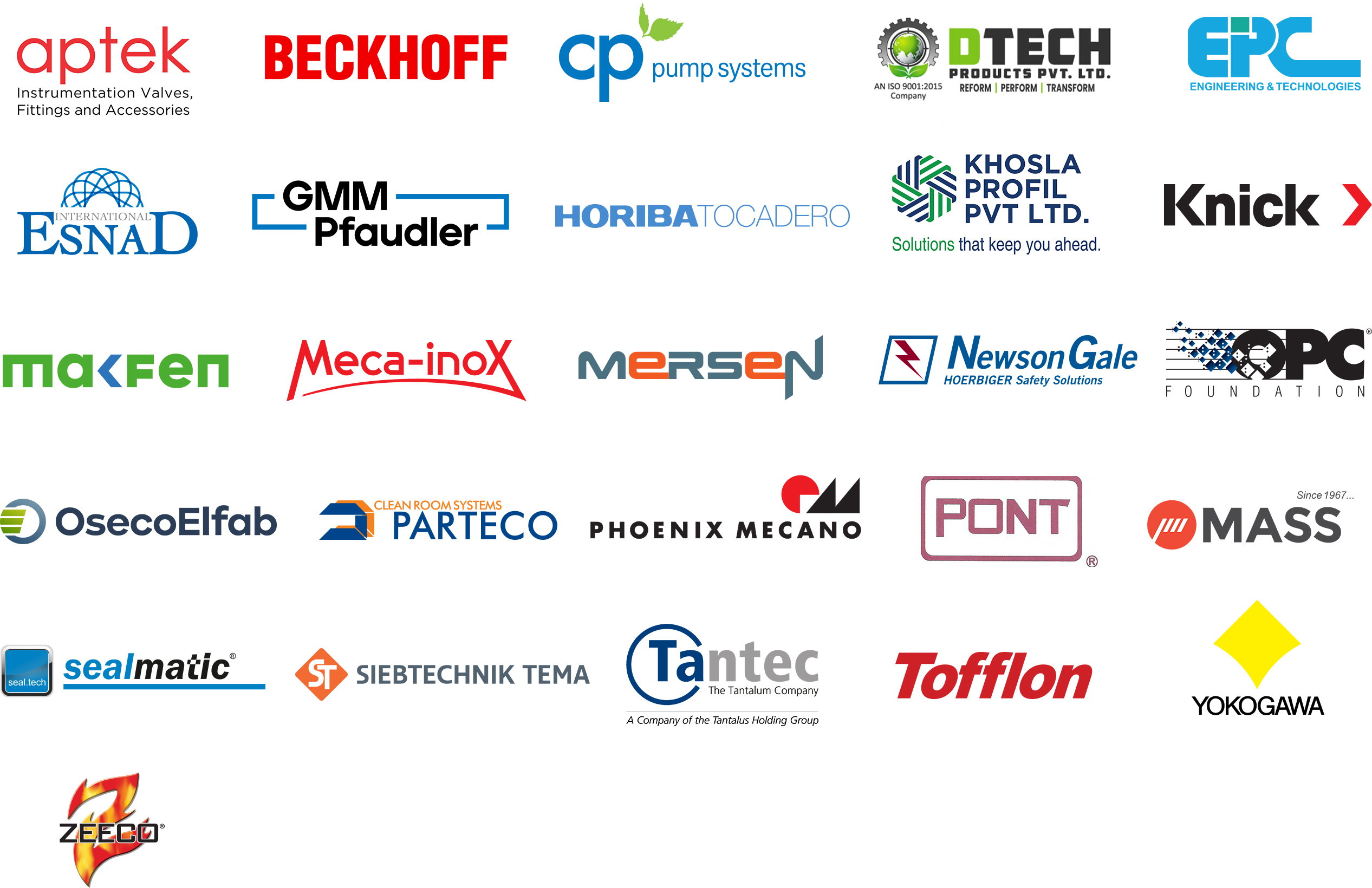 Confirmed Exhibitors - ACHEMA Middle East