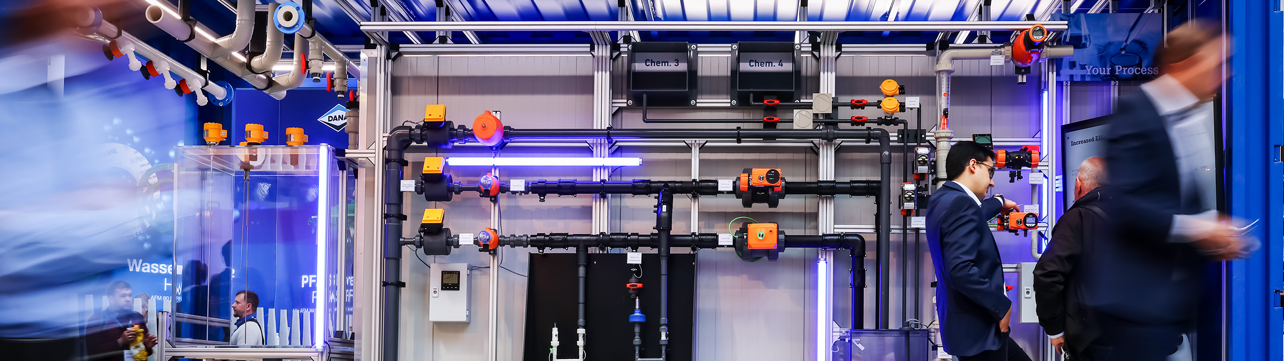 Processing products featured at the exhibition - ACHEMA Middle East